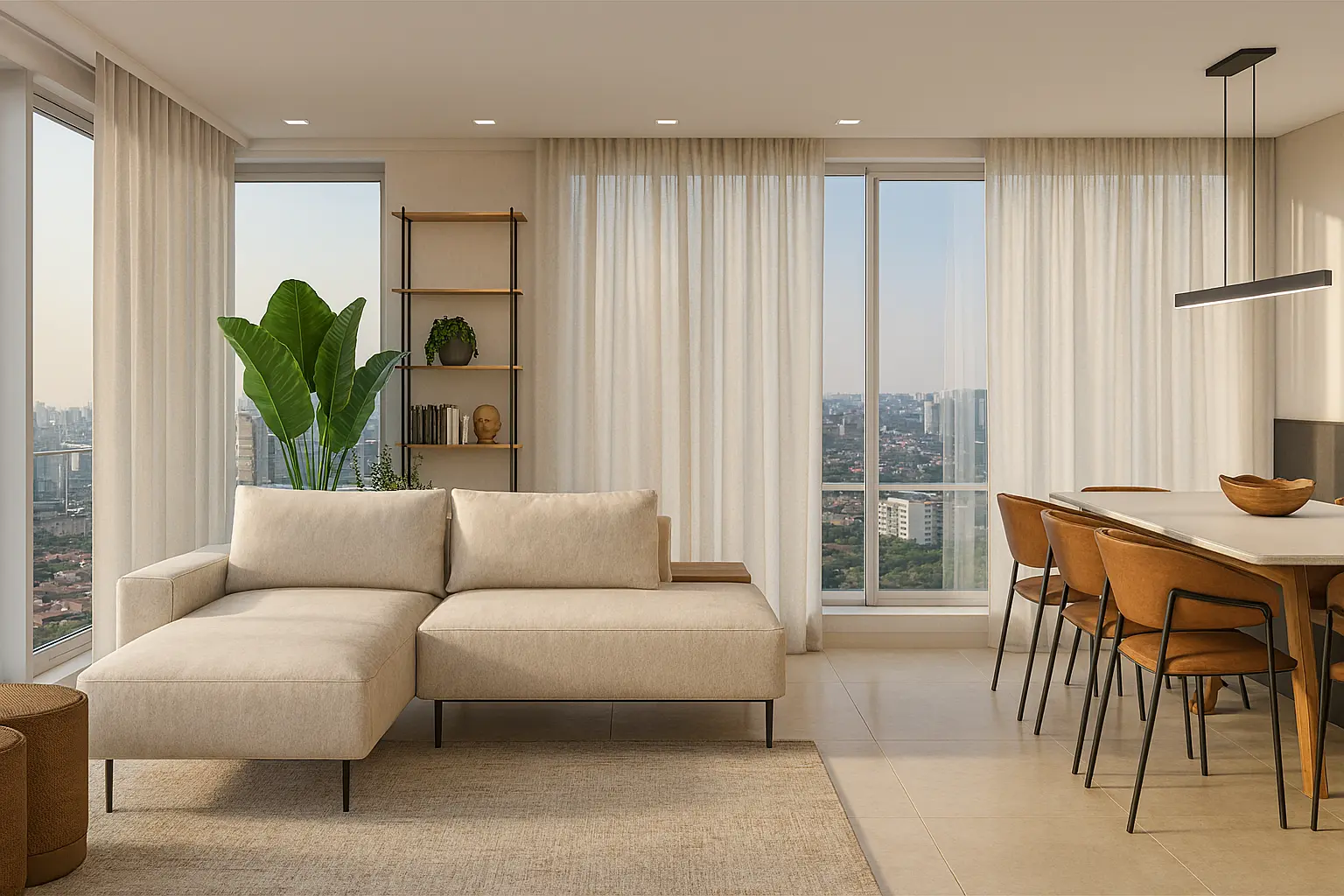 Projeto de interiores em Porto Alegre/RS: Apartamento BL