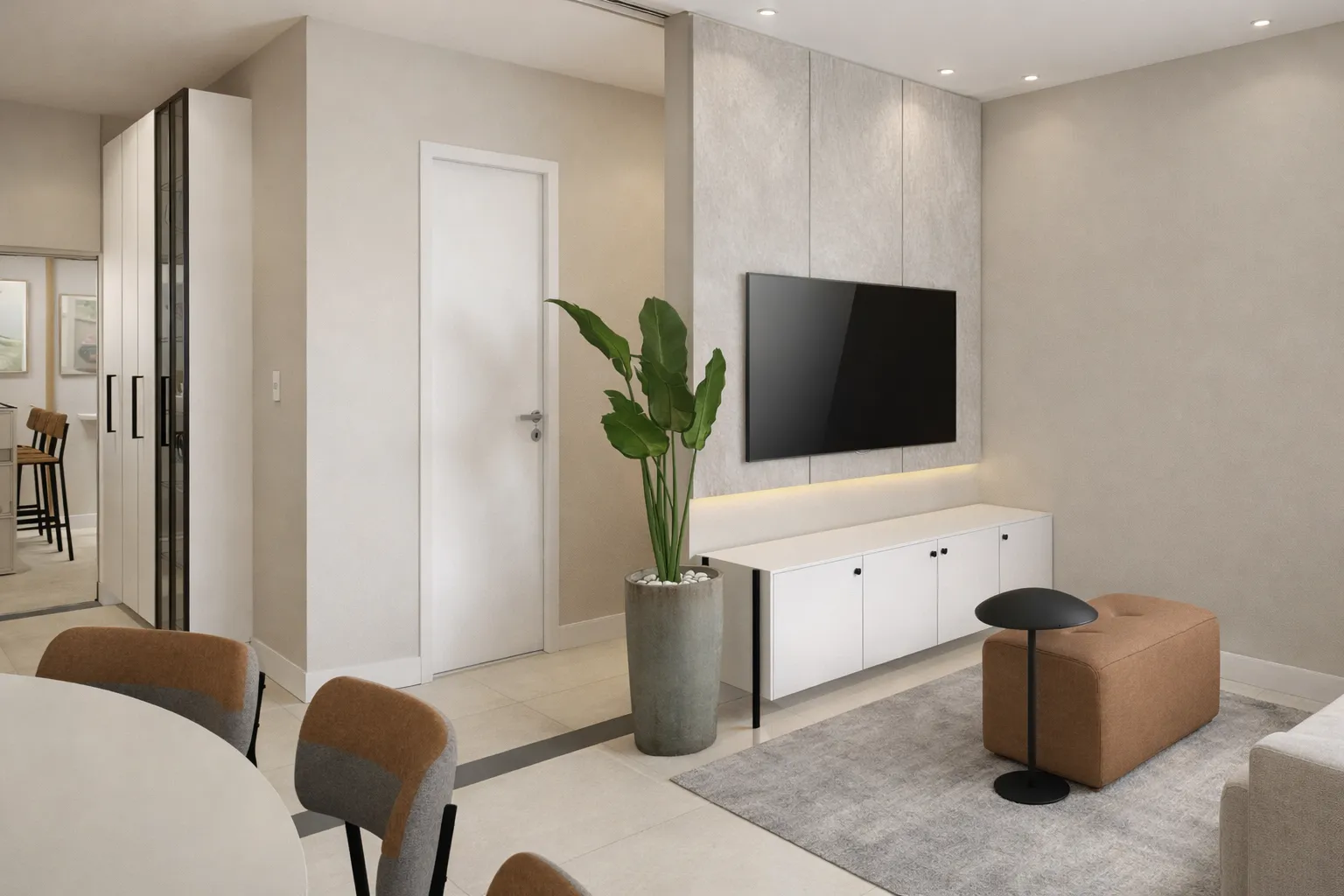 Projeto de interiores em Canoas/RS: Casa 109 Social