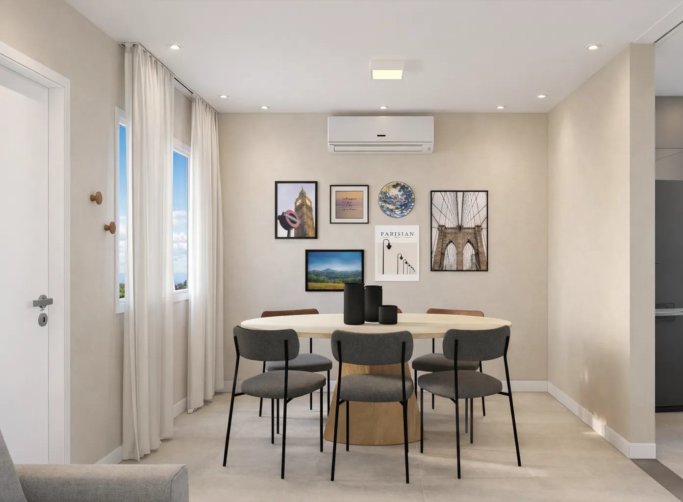 Ambiente 2 do projeto Casa 109 Social em Canoas/RS