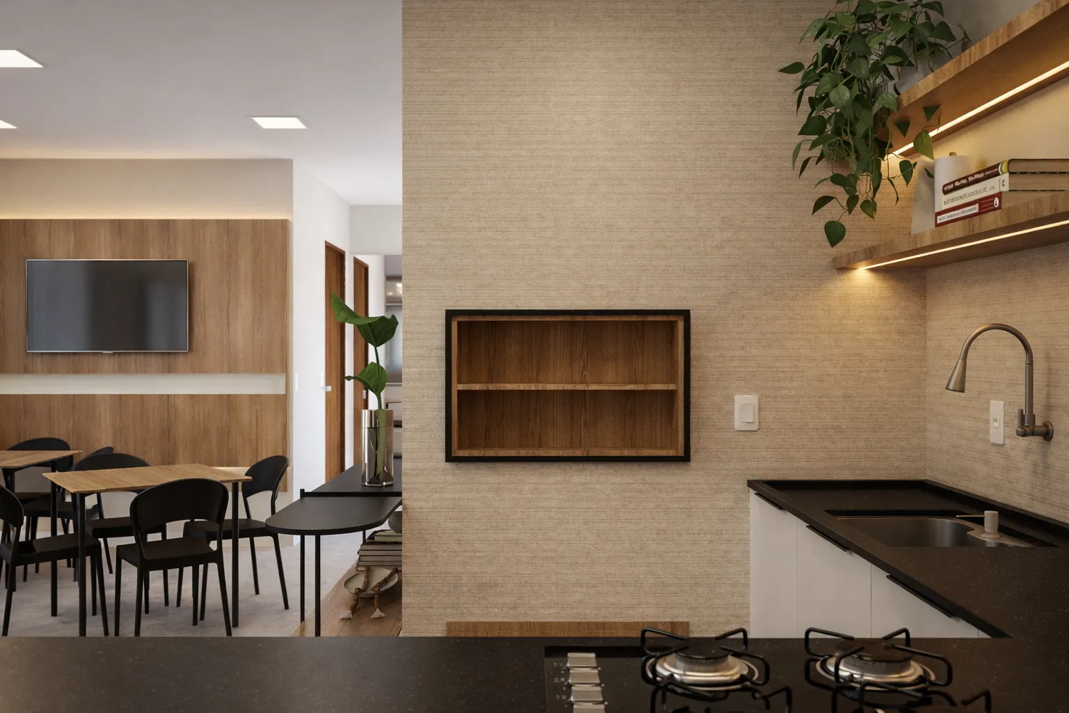 Ambiente 2 do projeto Condomínio Puerta del Sol em Porto Alegre/RS