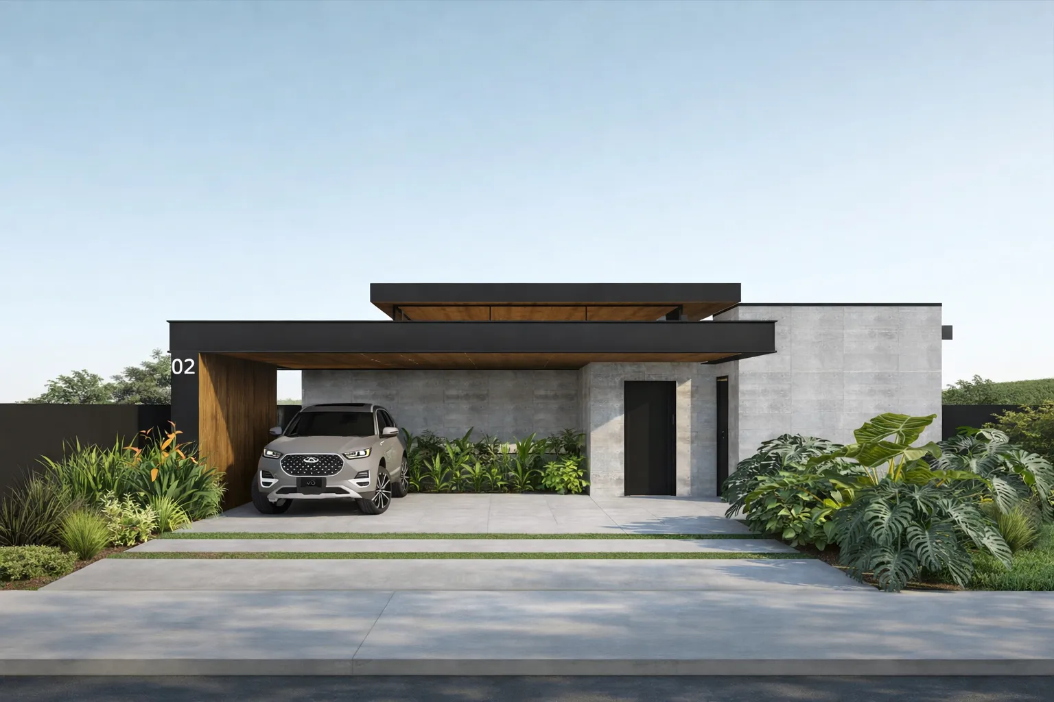 Projeto de arquitetônico em Canoas/RS: Casa Línea