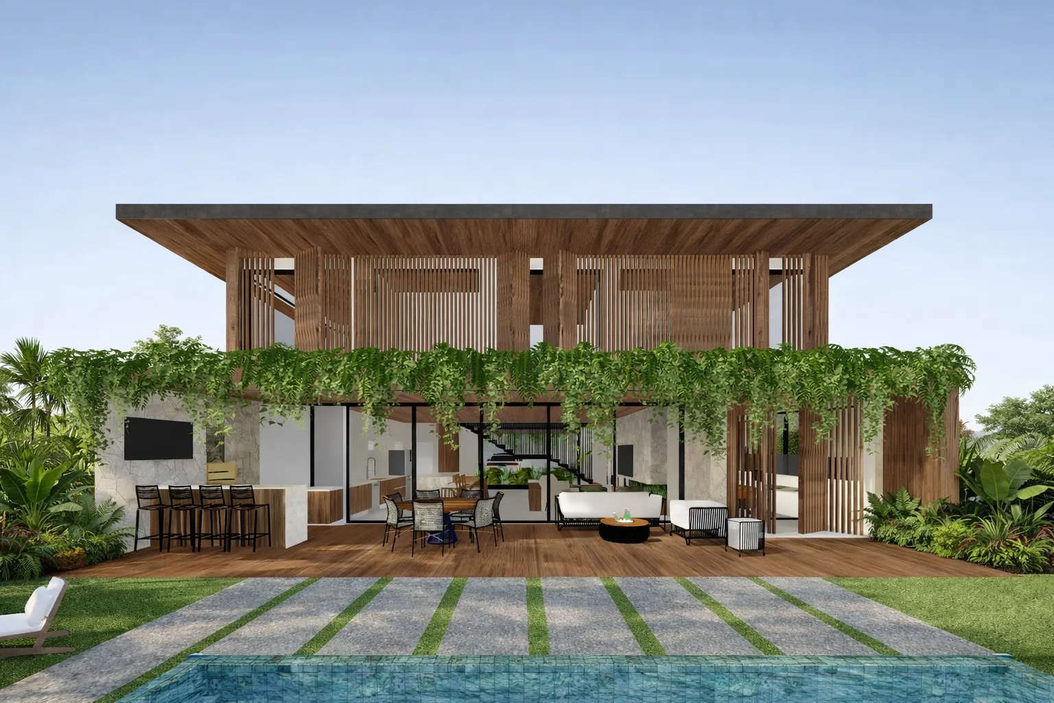 Ambiente 2 do projeto Casa Nous em Nova Santa Rita/RS